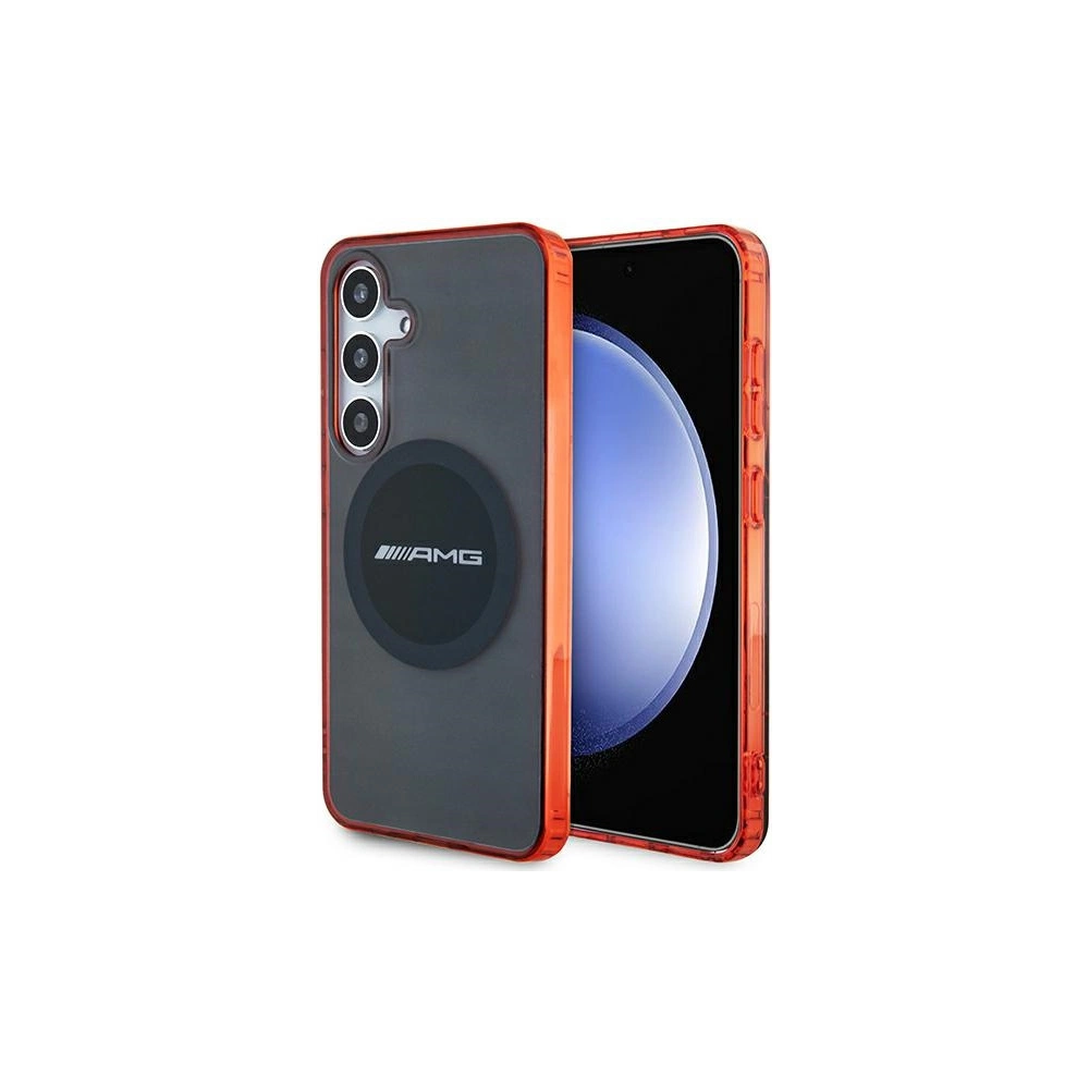Hurtownia GSM - Etui AMG AMHMS24S23HBCK Samsung Galaxy S24 kemény tok Átlátszó Két színű MagSafe fekete/black - MRS98 - {ean13} - Hurt