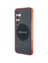 Wholesale AMG AMHMS24S23HBCK Samsung Galaxy S24 hardcase Transparent Bicolor MagSafe black - MRS98 - {ean13} - Hurt