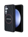 AMG AMHMS24S23SMRK Samsung Galaxy S24 hardcase Silicone Carbon Pattern MagSafe black
