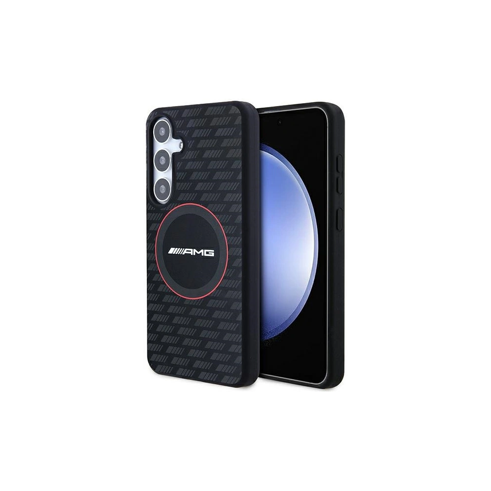 Hurtownia GSM - Etui AMG AMHMS24S23SMRK Samsung Galaxy S24 hardcase silikonový karbonový vzor MagSafe černý/black - MRS99 - {ean13} - Hurt