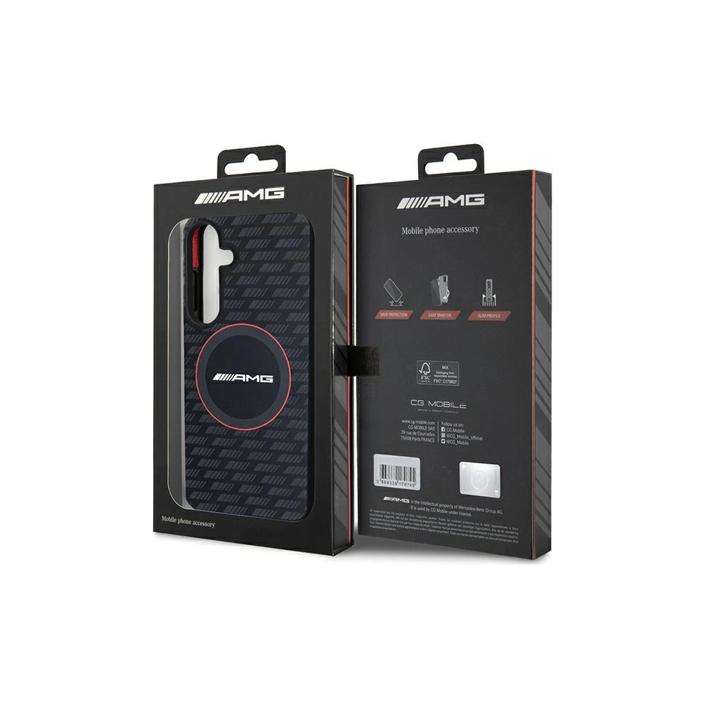 Hurtownia GSM - Etui AMG AMHMS24S23SMRK Samsung Galaxy S24 kemény tok Szilikon Szén Minta MagSafe fekete/black - MRS99 - {ean13} - Hurt