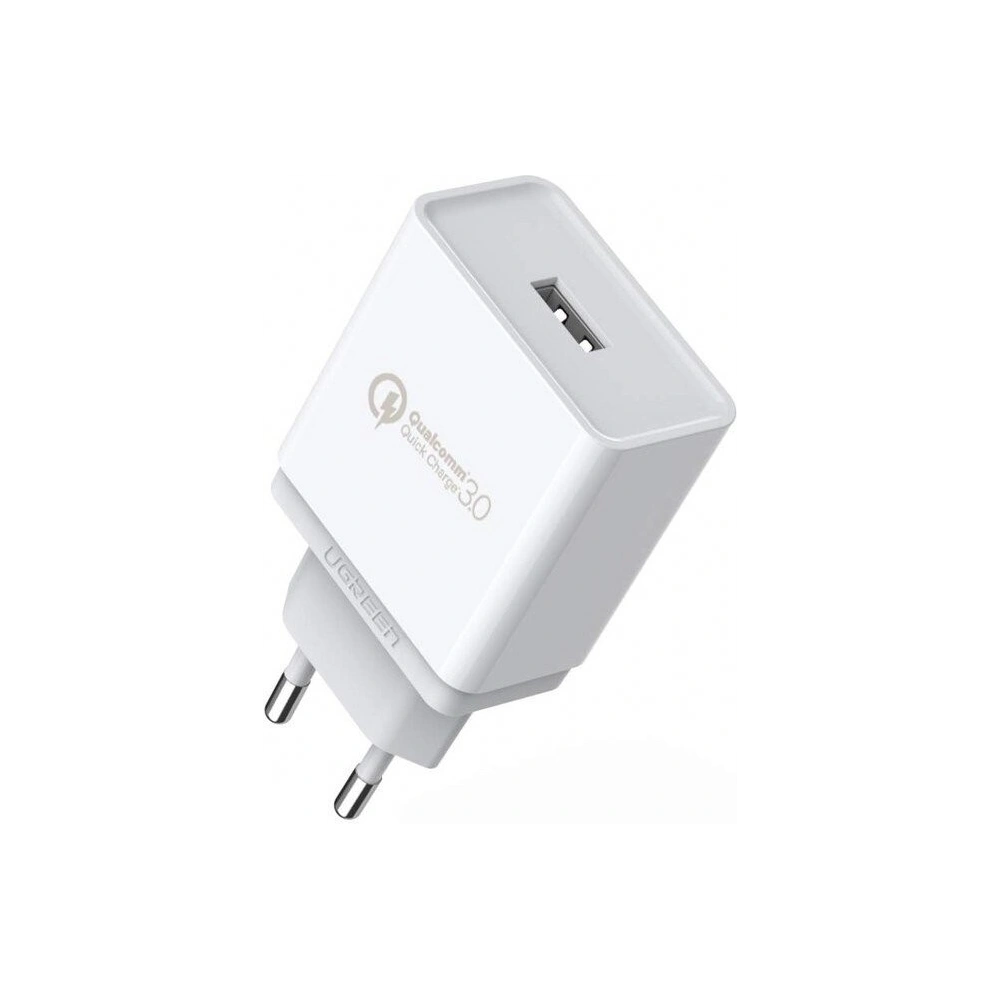 Hurtownia GSM - Ładowarka sieciowa USB UGREEN QC 3.0 18W (biała) - UGR173WHT - {ean13} - Hurt