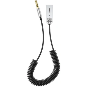 Adapter audio Bluetooth 5.0 Baseus USB, AUX (czarny)