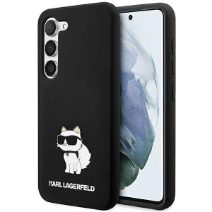 Hurtownia GSM - Etui Karl Lagerfeld KLHCS24MSNCHBCK Samsung Galaxy S24+ Plus keménytok szilikon Choupette fekete/black - KLD1908 - {ean13} - Hurt