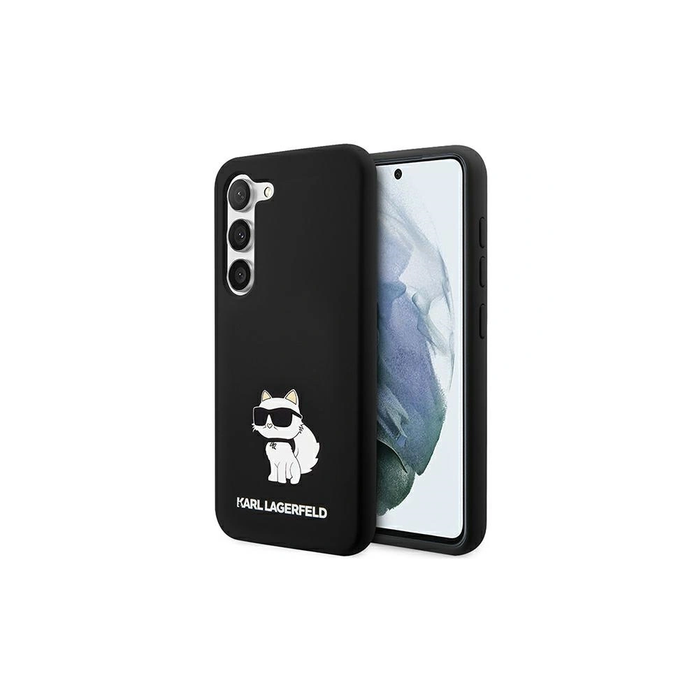 Hurtownia GSM - Etui Karl Lagerfeld KLHCS24MSNCHBCK Samsung Galaxy S24+ Plus tvrdý obal silikon Choupette černý/black - KLD1908 - {ean13} - Hurt