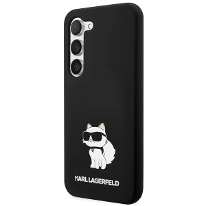Hurtownia GSM - Etui Karl Lagerfeld KLHCS24MSNCHBCK Samsung Galaxy S24+ Plus keménytok szilikon Choupette fekete/black - KLD1908 - {ean13} - Hurt