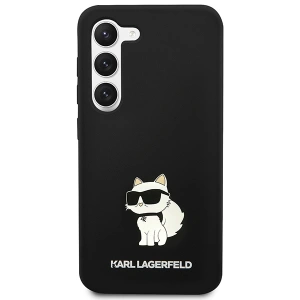 Wholesale Karl Lagerfeld KLHCS24MSNCHBCK Samsung Galaxy S24+ Plus hardcase Silicone Choupette black - KLD1908 - {ean13} - Hurt