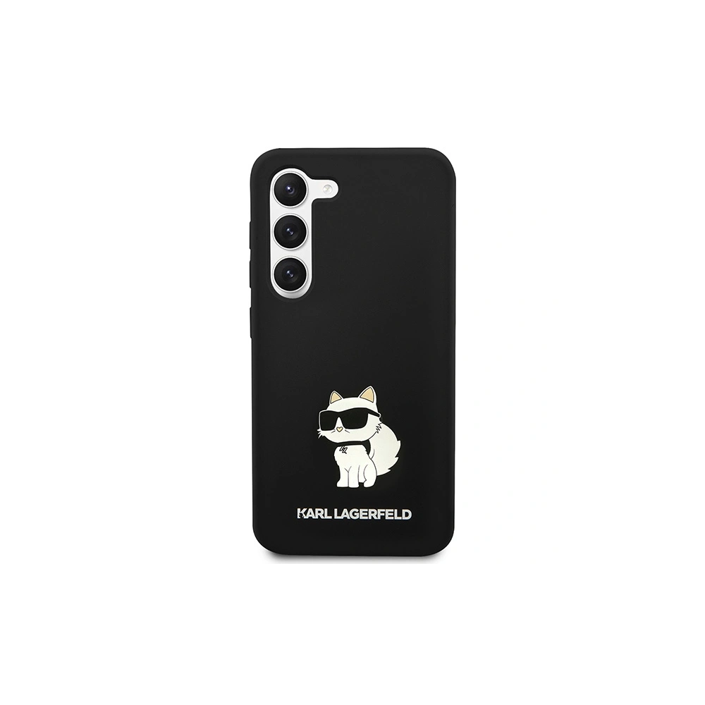 Hurtownia GSM - Etui Karl Lagerfeld KLHCS24MSNCHBCK Samsung Galaxy S24+ Plus tvrdý obal silikon Choupette černý/black - KLD1908 - {ean13} - Hurt