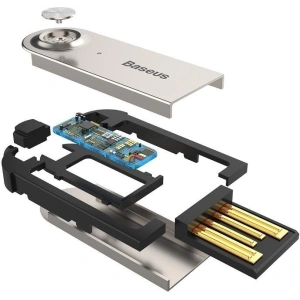 Adapter audio Bluetooth 5.0 Baseus USB, AUX (czarny)