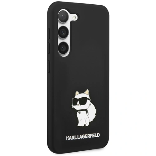 Etui Karl Lagerfeld KLHCS24MSNCHBCK Samsung Galaxy S24+ Plus hardcase Silicone Choupette czarny/black