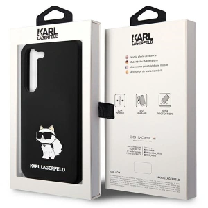 Wholesale Karl Lagerfeld KLHCS24MSNCHBCK Samsung Galaxy S24+ Plus hardcase Silicone Choupette black - KLD1908 - {ean13} - Hurt