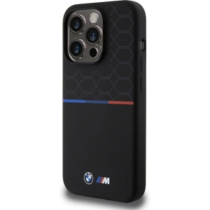 Hurtownia GSM - Etui BMW BMHMP15L22SMPK Apple iPhone 15 Pro hardcase M Silicone Pattern MagSafe czarny/black - BMW639 - {ean13} - Hurt