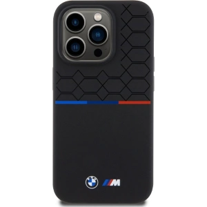Hurtownia GSM - Etui BMW BMHMP15L22SMPK Apple iPhone 15 Pro hardcase M Silicone Pattern MagSafe czarny/black - BMW639 - {ean13} - Hurt