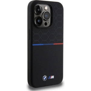 Hurtownia GSM - Etui BMW BMHMP15L22SMPK Apple iPhone 15 Pro hardcase M Silicone Pattern MagSafe czarny/black - BMW639 - {ean13} - Hurt
