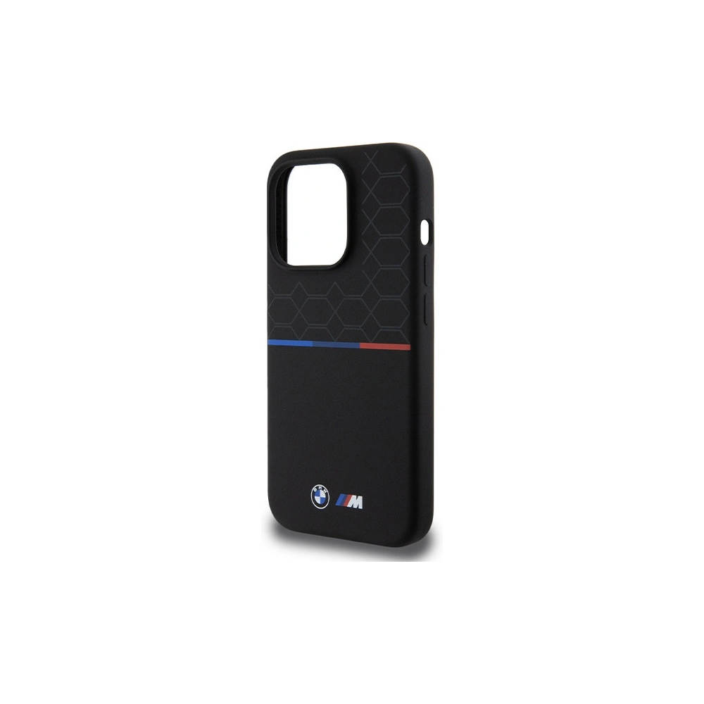Hurtownia GSM - Case BMW BMHMP15L22SMPK Apple iPhone 15 Pro Hardcase M Silikonmuster MagSafe schwarz/black - BMW639 - {ean13} - Hurt