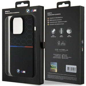 Hurtownia GSM - Case BMW BMHMP15L22SMPK Apple iPhone 15 Pro Hardcase M Silikonmuster MagSafe schwarz/black - BMW639 - {ean13} - Hurt