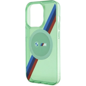 Hurtownia GSM - Case BMW BMHMP15LHDTN Apple iPhone 15 Pro Hardcase M Tricolor Stripes MagSafe grün/green - BMW641 - {ean13} - Hurt