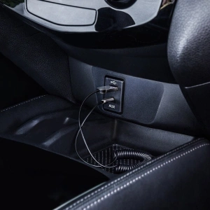 Adapter audio Bluetooth 5.0 Baseus USB, AUX (czarny)