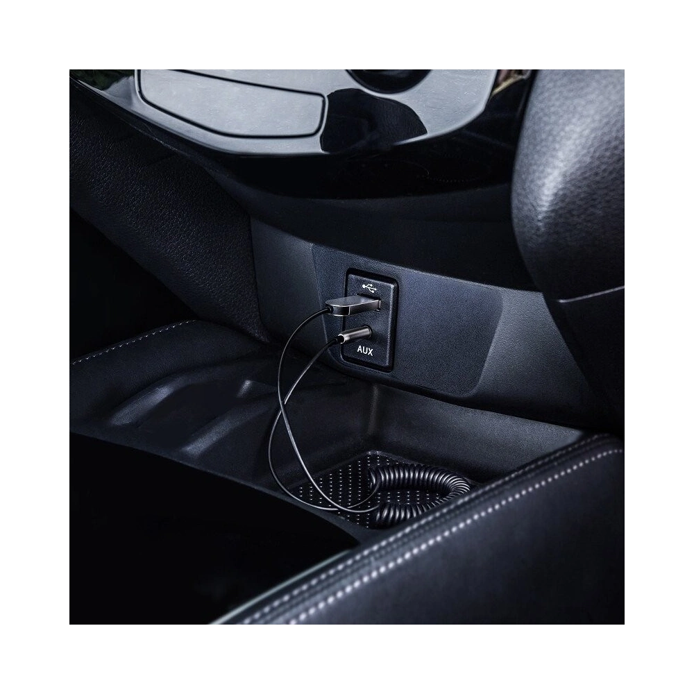 Hurtownia GSM - Adapter audio Bluetooth 5.0 Baseus USB, AUX (czarny) - BSU632BLK - {ean13} - Hurt