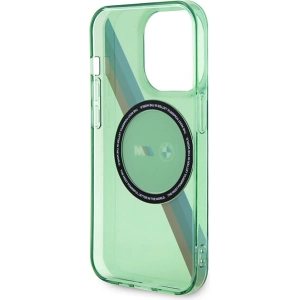 Hurtownia GSM - Etui BMW BMHMP15LHDTN Apple iPhone 15 Pro hardcase M Tricolor Stripes MagSafe zielony/green - BMW641 - {ean13} - Hurt