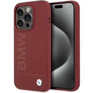 Hurtownia GSM - Etui BMW BMHMP15LSLBLRE Apple iPhone 15 Pro hardcase Silicone Big Logo MagSafe červený/red - BMW642 - {ean13} - Hurt