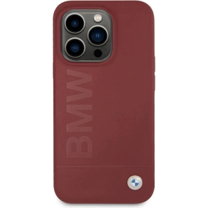 Hurtownia GSM - Case BMW BMHMP15LSLBLRE Apple iPhone 15 Pro Hardcase Silikon Big Logo MagSafe rot/red - BMW642 - {ean13} - Hurt