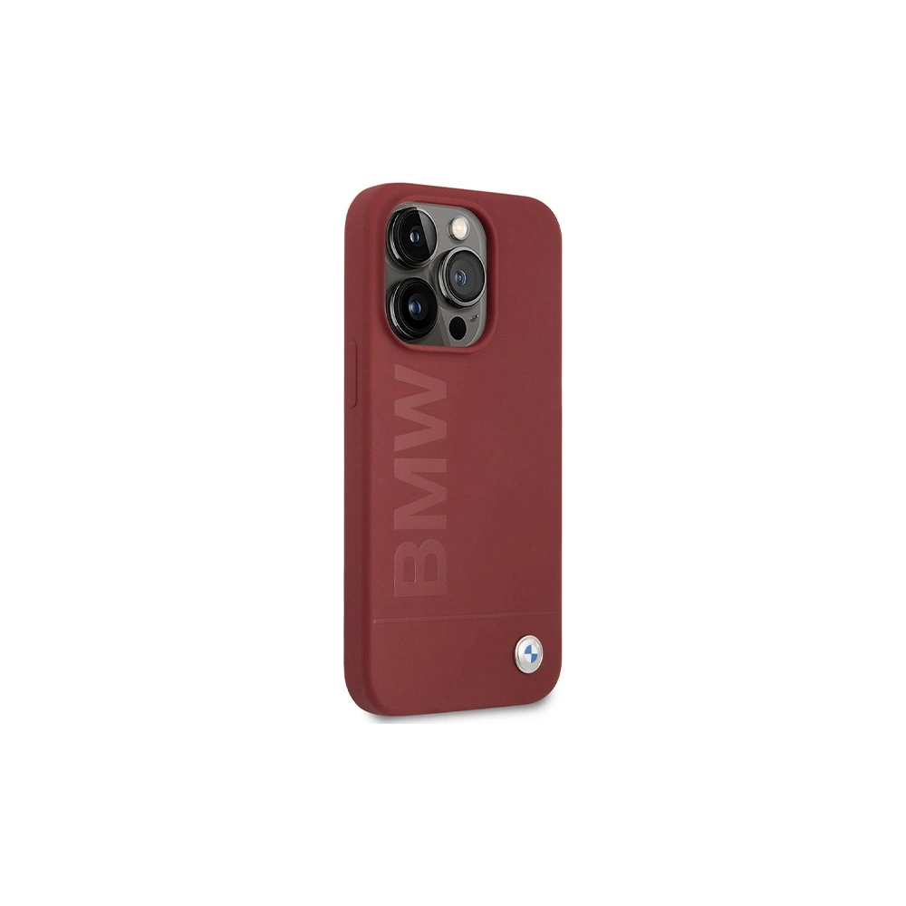 Hurtownia GSM - Etui BMW BMHMP15LSLBLRE Apple iPhone 15 Pro kemény tok Szilikon Nagy Logo MagSafe piros/red - BMW642 - {ean13} - Hurt