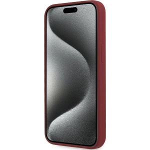 Hurtownia GSM - Etui BMW BMHMP15LSLBLRE Apple iPhone 15 Pro hardcase Silicone Big Logo MagSafe czerwony/red - BMW642 - {ean13} - Hurt