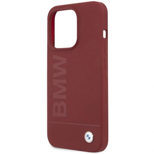 Etui BMW BMHMP15LSLBLRE Apple iPhone 15 Pro hardcase Silicone Big Logo MagSafe czerwony/red
