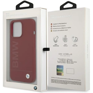 Hurtownia GSM - Etui BMW BMHMP15LSLBLRE Apple iPhone 15 Pro hardcase Silicone Big Logo MagSafe czerwony/red - BMW642 - {ean13} - Hurt