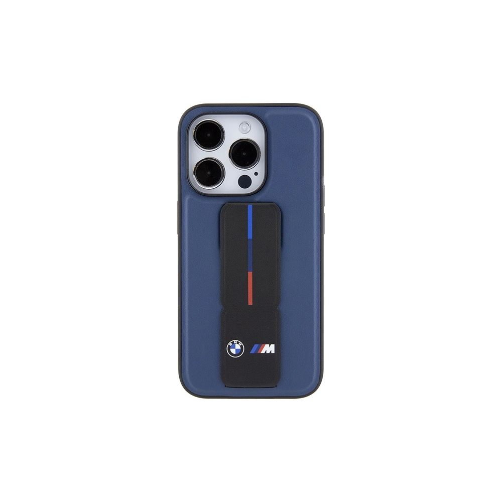Hurtownia GSM - Case BMW BMHCP15LGSPBIV Apple iPhone 15 Pro Hardcase M Grip Stand Bicolor navy/blau - BMW643 - {ean13} - Hurt