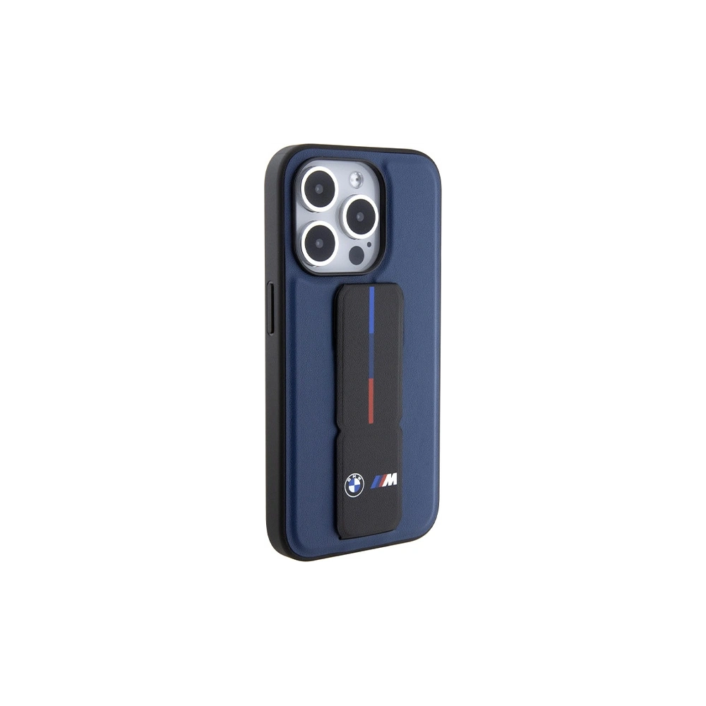 Hurtownia GSM - Case BMW BMHCP15LGSPBIV Apple iPhone 15 Pro Hardcase M Grip Stand Bicolor navy/blau - BMW643 - {ean13} - Hurt