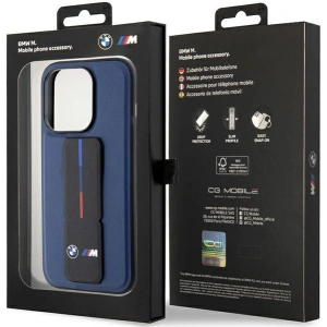Hurtownia GSM - Etui BMW BMHCP15LGSPBIV Apple iPhone 15 Pro hardcase M Grip Stand Bicolor granatowy/navy - BMW643 - {ean13} - Hurt