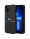 BMW BMHCP15S22SDTK Apple iPhone 15 / 14 / 13 hardcase M Silicone Tricolor Lines black