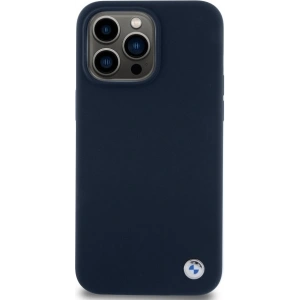 Hurtownia GSM - Etui BMW BMHCP15XSILNA Apple iPhone 15 Pro Max hardcase silikonový kovový logo tmavě modrý/navy - BMW646 - {ean13} - Hurt