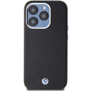 Hurtownia GSM - Etui BMW BMHMP14L23PUFWK Apple iPhone 14 Pro Signature Wrapped Metal MagSafe negru/black - BMW647 - {ean13} - Hurt