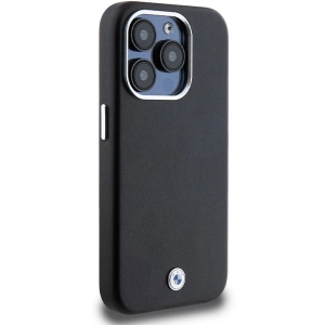 Hurtownia GSM - Etui BMW BMHMP14L23PUFWK Apple iPhone 14 Pro Signature Wrapped Metal MagSafe negru/black - BMW647 - {ean13} - Hurt