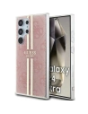 Hurtownia GSM - Etui Guess GUHCS24LH4PSEGP Samsung Galaxy S24 Ultra hardcase IML 4G Gold Stripe růžový/pink - GUE3334 - {ean13} - Hurt