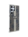 Etui Guess GUHCS24LH4PSEGW Samsung Galaxy S24 Ultra hardcase IML 4G Gold Stripe brązowy/brown