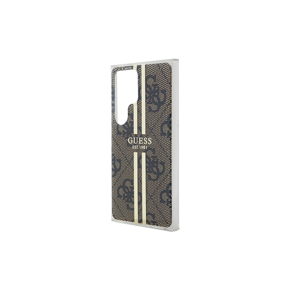 Hurtownia GSM - Etui Guess GUHCS24LH4PSEGW Samsung Galaxy S24 Ultra hardcase IML 4G Gold Stripe hnědý/brown - GUE3335 - {ean13} - Hurt