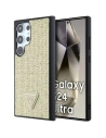 Etui Guess GUHCS24LHDGPPD Samsung Galaxy S24 Ultra keménytok Rhinestone Triangle arany/zöld