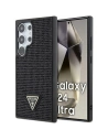 Etui Guess GUHCS24LHDGPPK Samsung Galaxy S24 Ultra hardcase Rhinestone Triangle negru/black