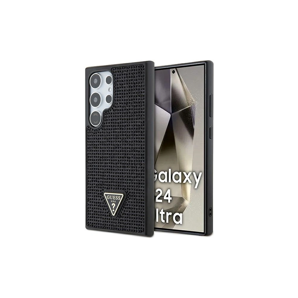 Hurtownia GSM - Etui Guess GUHCS24LHDGPPK Samsung Galaxy S24 Ultra hardcase Rhinestone Triangle negru/black - GUE3337 - {ean13} - Hurt