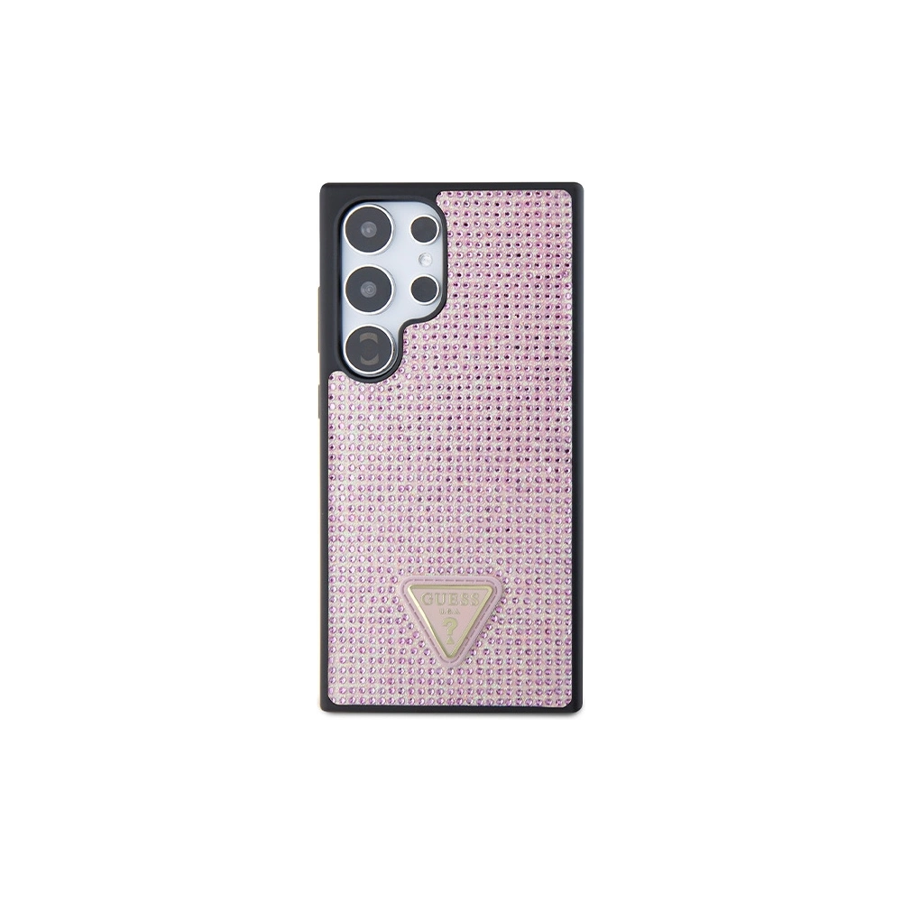 Hurtownia GSM - Etui Guess GUHCS24LHDGPPP Samsung Galaxy S24 Ultra hardcase Rhinestone Triangle roz/pink - GUE3338 - {ean13} - Hurt