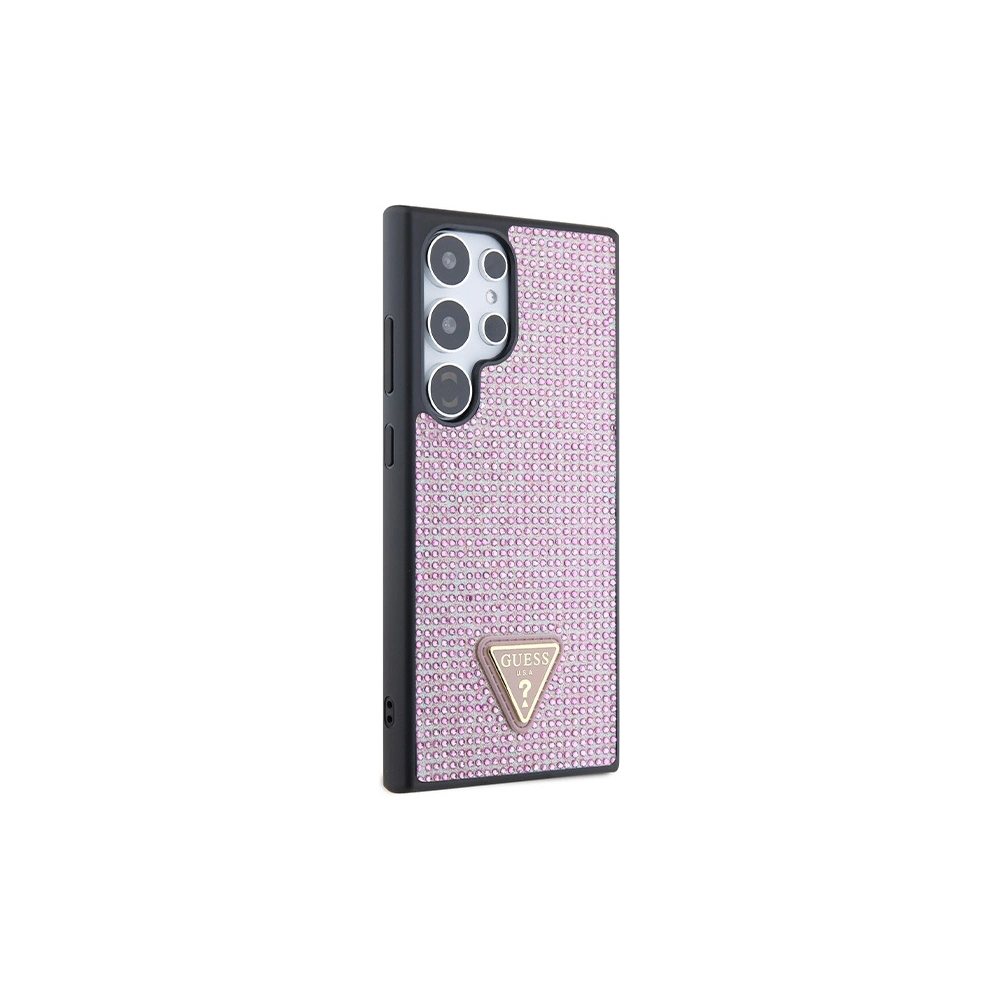Hurtownia GSM - Etui Guess GUHCS24LHDGPPP Samsung Galaxy S24 Ultra hardcase Rhinestone Triangle różowy/pink - GUE3338 - {ean13} - Hurt