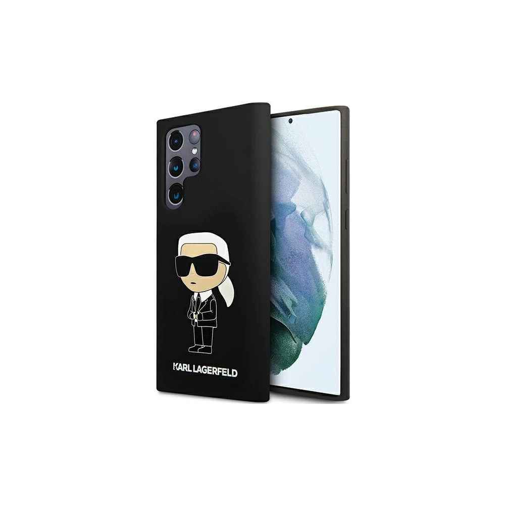 Hurtownia GSM - Case Karl Lagerfeld KLHCS24LSNIKBCK Samsung Galaxy S24 Ultra Hardcase Silikon Ikonik schwarz/black - KLD1909 - {ean13} - Hurt