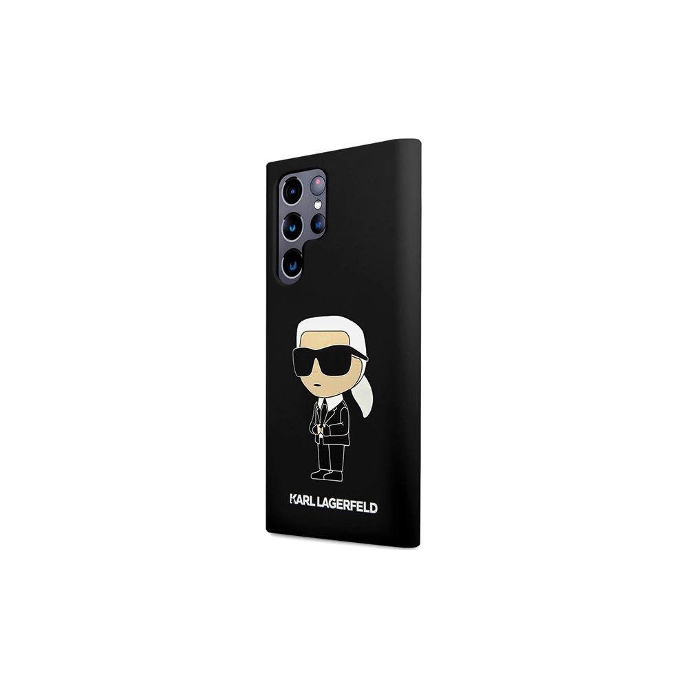Hurtownia GSM - Case Karl Lagerfeld KLHCS24LSNIKBCK Samsung Galaxy S24 Ultra Hardcase Silikon Ikonik schwarz/black - KLD1909 - {ean13} - Hurt