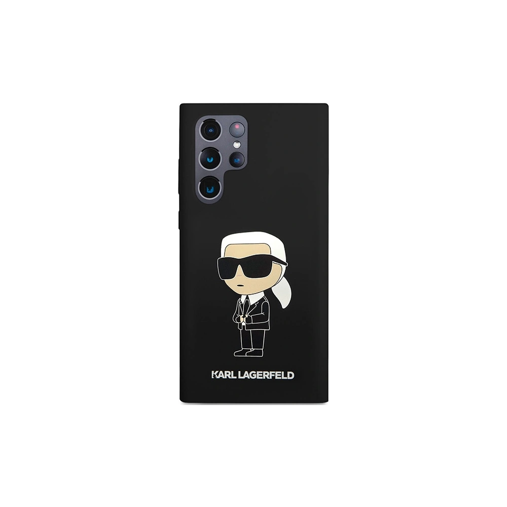Hurtownia GSM - Etui Karl Lagerfeld KLHCS24LSNIKBCK Samsung Galaxy S24 Ultra hardcase Silicone Ikonik negru/black - KLD1909 - {ean13} - Hurt