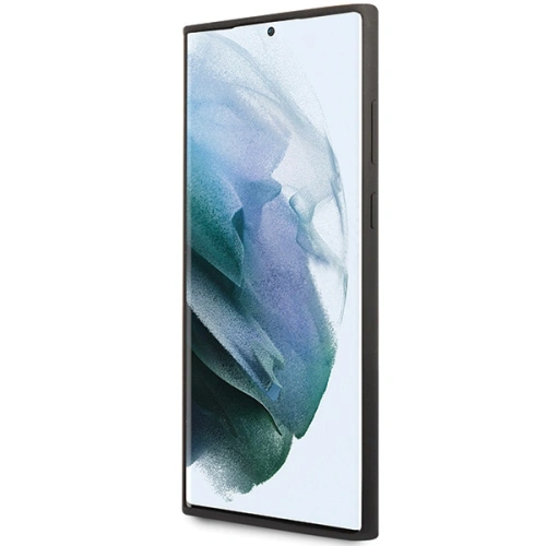 Etui Karl Lagerfeld KLHCS24LSNIKBCK Samsung Galaxy S24 Ultra hardcase Silicone Ikonik czarny/black