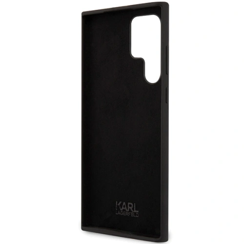 Etui Karl Lagerfeld KLHCS24LSNIKBCK Samsung Galaxy S24 Ultra hardcase Silicone Ikonik czarny/black